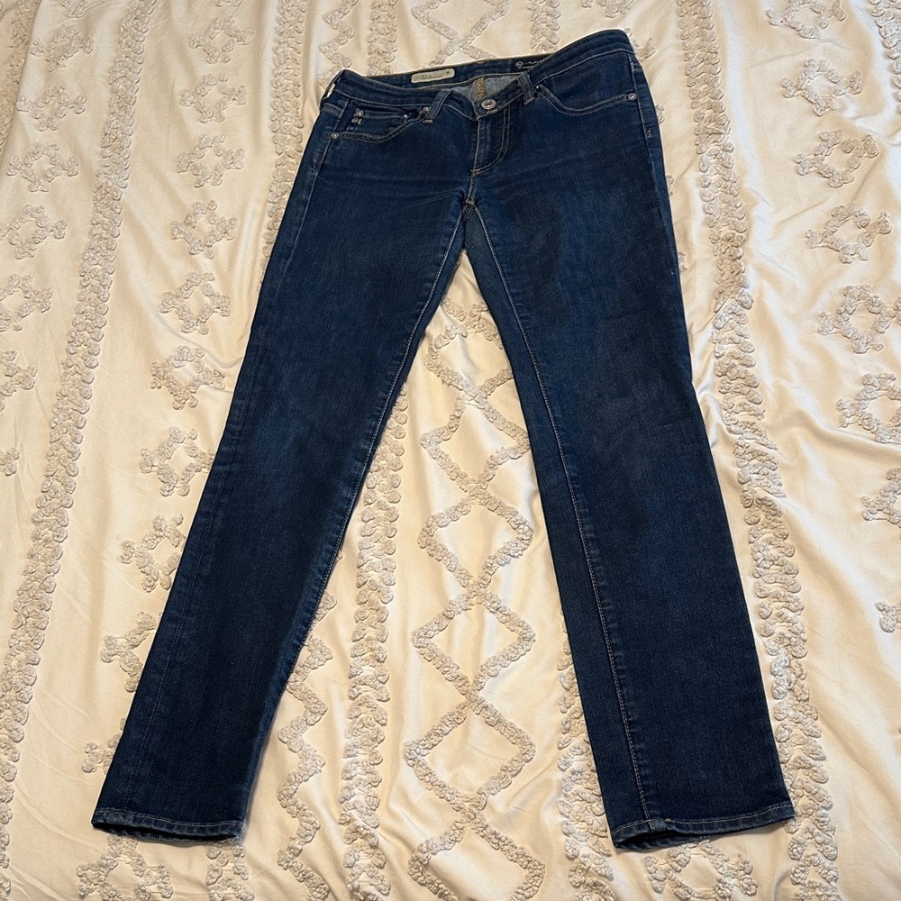 Ag Adriano Goldschmied Blue Skinny Jeans